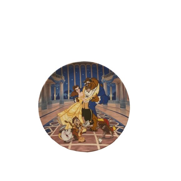 Disney Beauty & The Beast "Loves First Dance" Limited Edition Plate - Picture 1 of 2